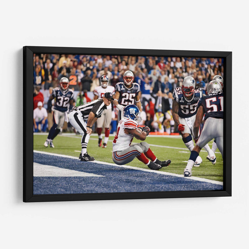 2012 Super Bowl XLVI Ahmad Bradshaw | Cuadro decorativo de Canvas Lab