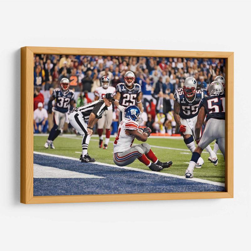 2012 Super Bowl XLVI Ahmad Bradshaw | Cuadro decorativo de Canvas Lab