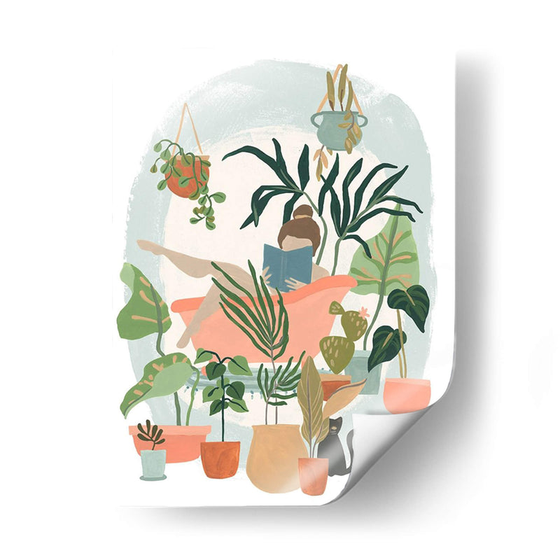 Planta Dama Baño I - June Erica Vess | Cuadro decorativo de Canvas Lab