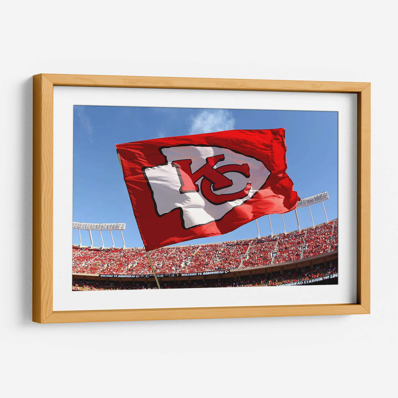 Bandera Kansas City Chiefs | Cuadro decorativo de Canvas Lab