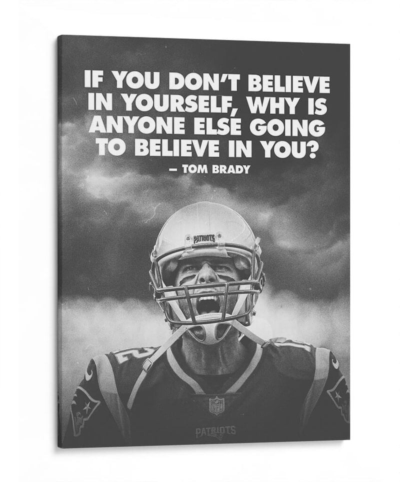 Inspiración Tom Brady | Cuadro decorativo de Canvas Lab