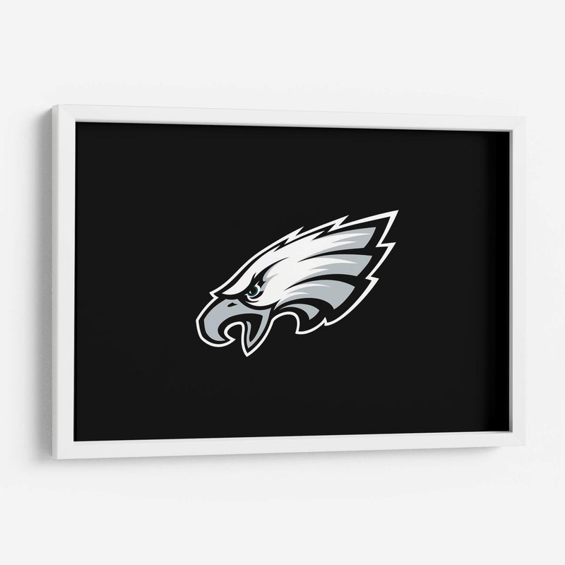 Logo Philadelphia Eagles en negro | Cuadro decorativo de Canvas Lab
