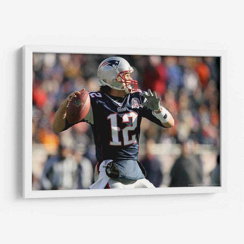 Ofensiva Tom Brady | Cuadro decorativo de Canvas Lab
