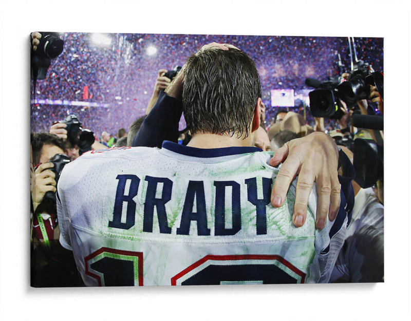 Super Bowl Champ Tom Brady | Cuadro decorativo de Canvas Lab