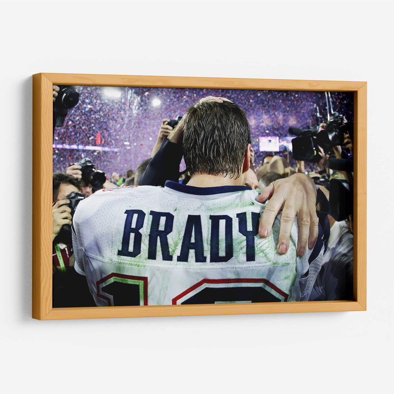 Super Bowl Champ Tom Brady | Cuadro decorativo de Canvas Lab