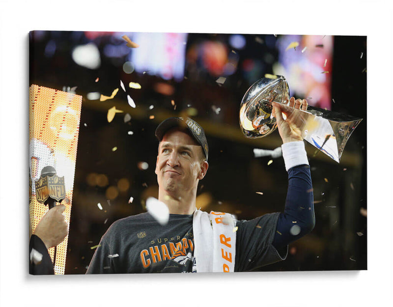 Superbowl Champs Manning | Cuadro decorativo de Canvas Lab