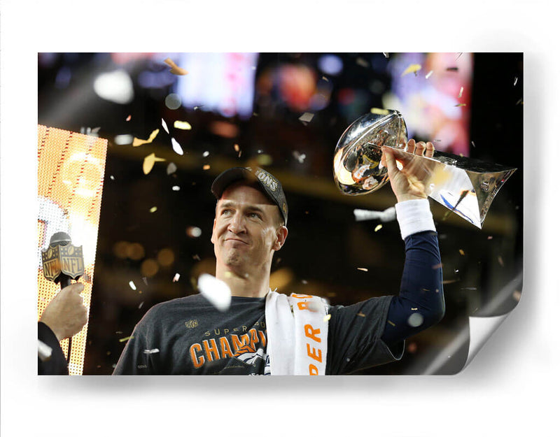 Superbowl Champs Manning | Cuadro decorativo de Canvas Lab