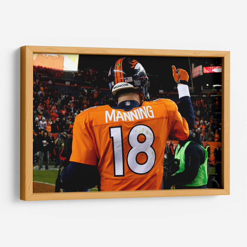 The W Peyton Manning | Cuadro decorativo de Canvas Lab