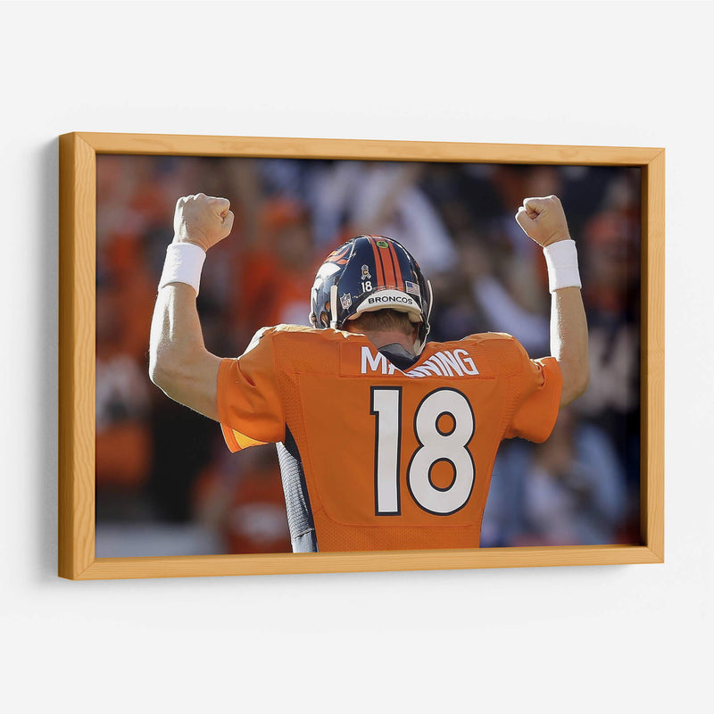 Touchdown Peyton Manning | Cuadro decorativo de Canvas Lab