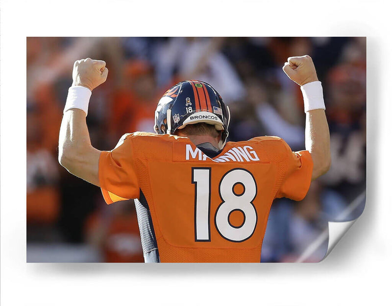 Touchdown Peyton Manning | Cuadro decorativo de Canvas Lab