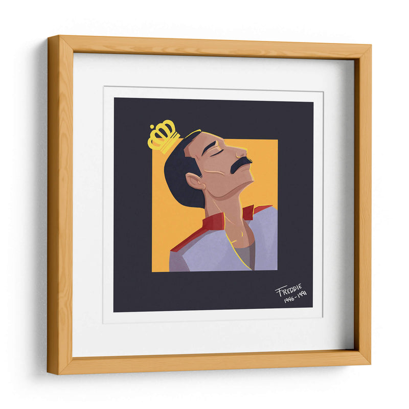 Freddie el rey | Cuadro decorativo de Canvas Lab