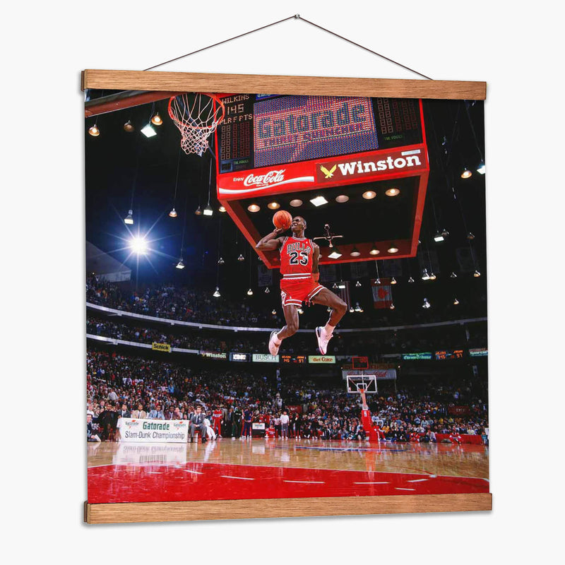 1988 Michael Jordan His Airness | Cuadro decorativo de Canvas Lab