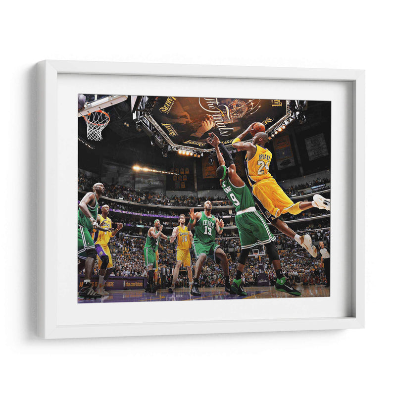 2010 Finals Take flight Kobe Bryant | Cuadro decorativo de Canvas Lab