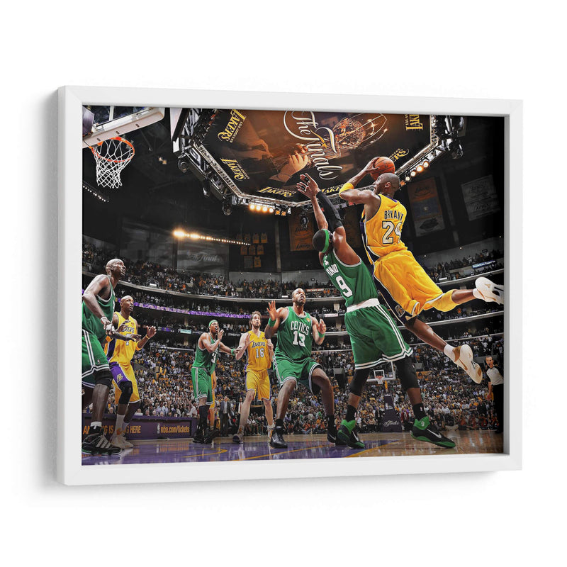 2010 Finals Take flight Kobe Bryant | Cuadro decorativo de Canvas Lab