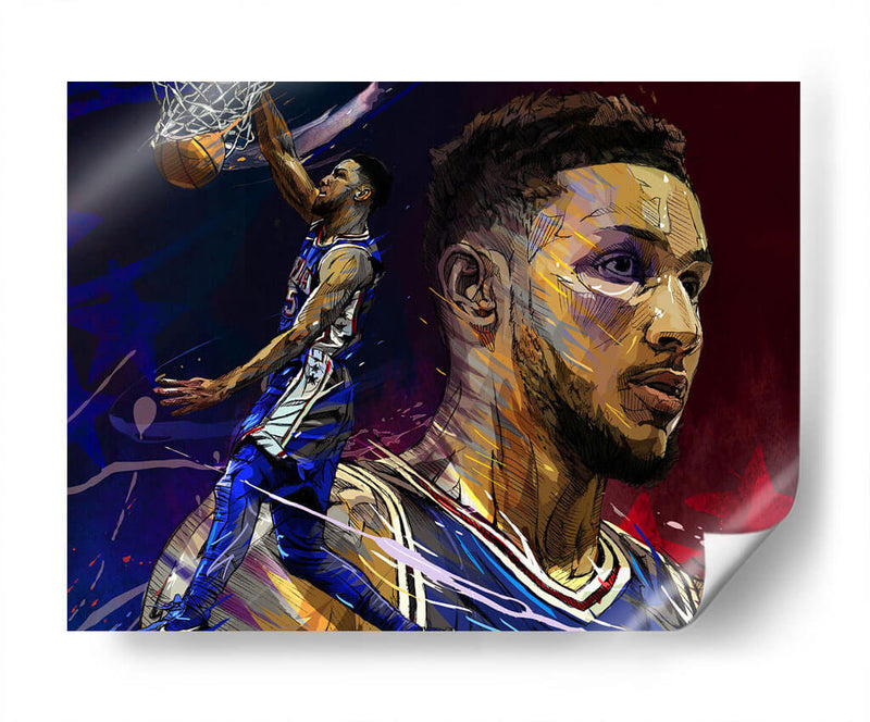 Ben Simmons | Cuadro decorativo de Canvas Lab