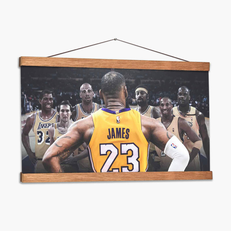 Bienvenida real LAbron James | Cuadro decorativo de Canvas Lab