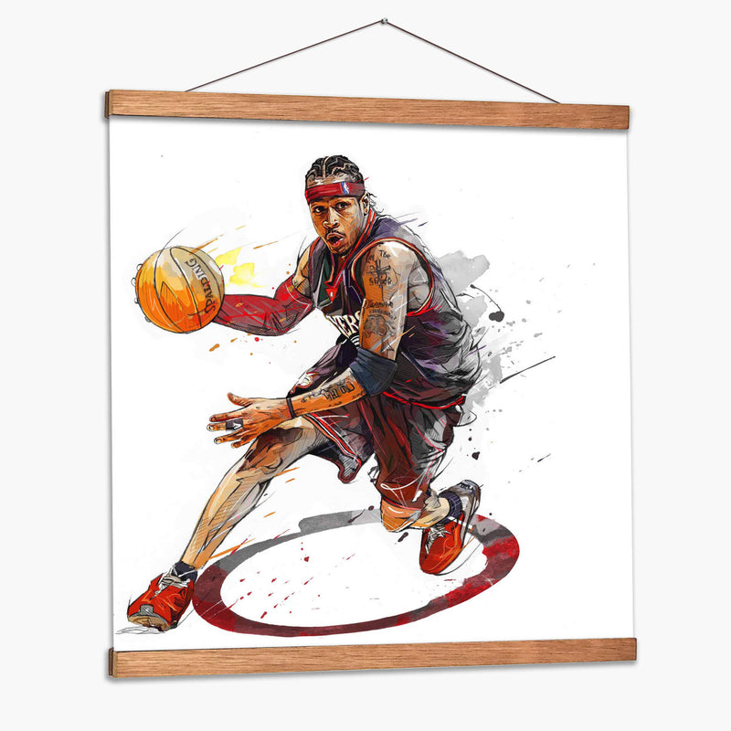 Iverson sixers | Cuadro decorativo de Canvas Lab