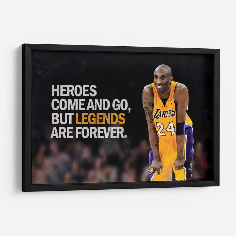 Legend Kobe Bryant | Cuadro decorativo de Canvas Lab