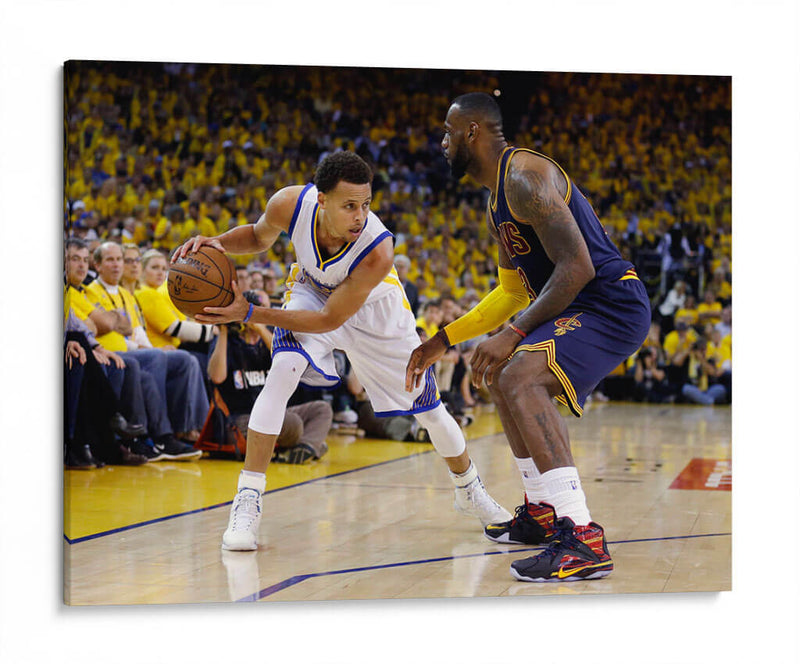 Matchup Curry Lebron NBA FINALS | Cuadro decorativo de Canvas Lab