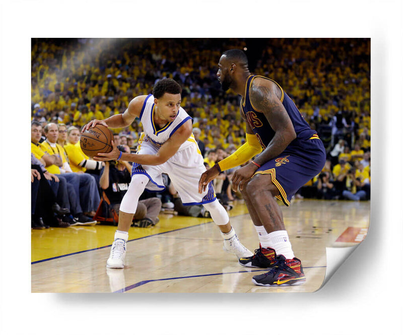 Matchup Curry Lebron NBA FINALS | Cuadro decorativo de Canvas Lab