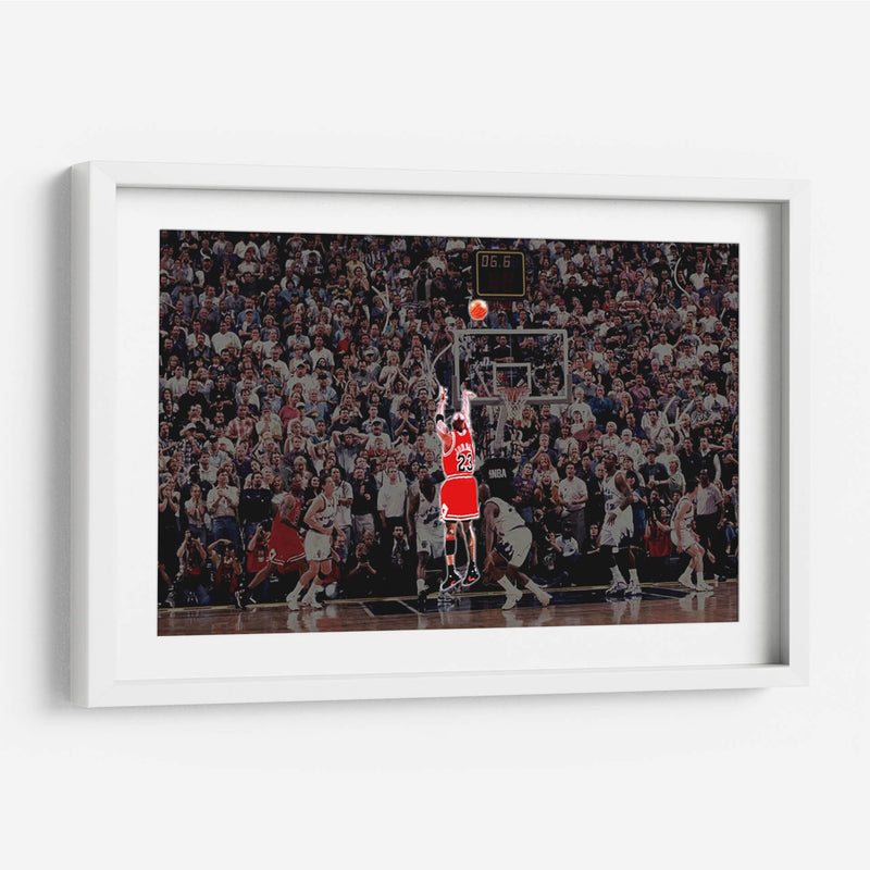 Michael Jordans Last shot | Cuadro decorativo de Canvas Lab