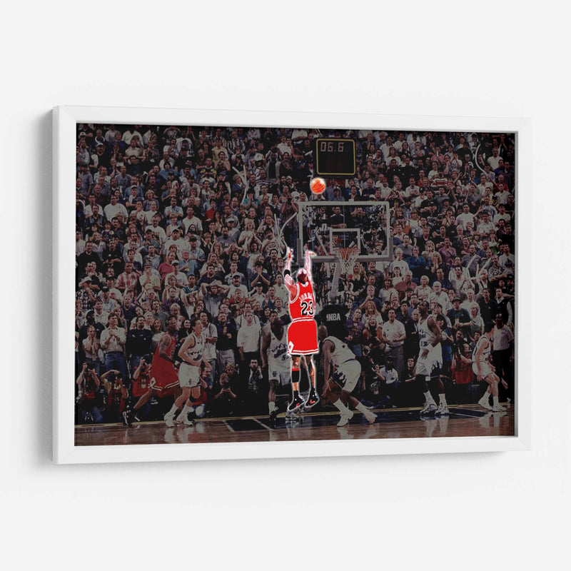 Michael Jordans Last shot | Cuadro decorativo de Canvas Lab