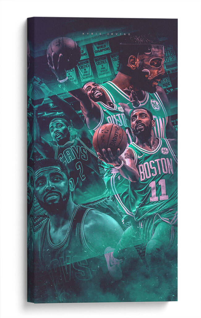 Pasado y Presente Kyrie Irving | Cuadro decorativo de Canvas Lab