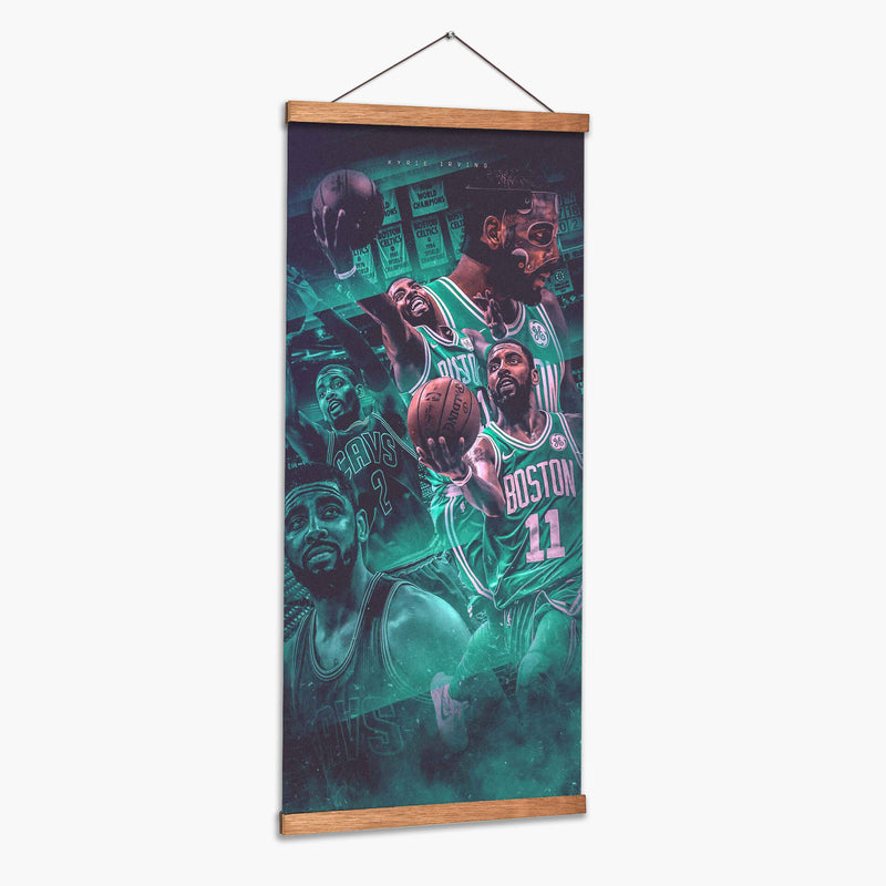 Pasado y Presente Kyrie Irving | Cuadro decorativo de Canvas Lab