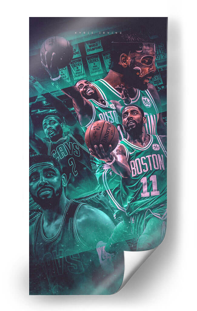 Pasado y Presente Kyrie Irving | Cuadro decorativo de Canvas Lab