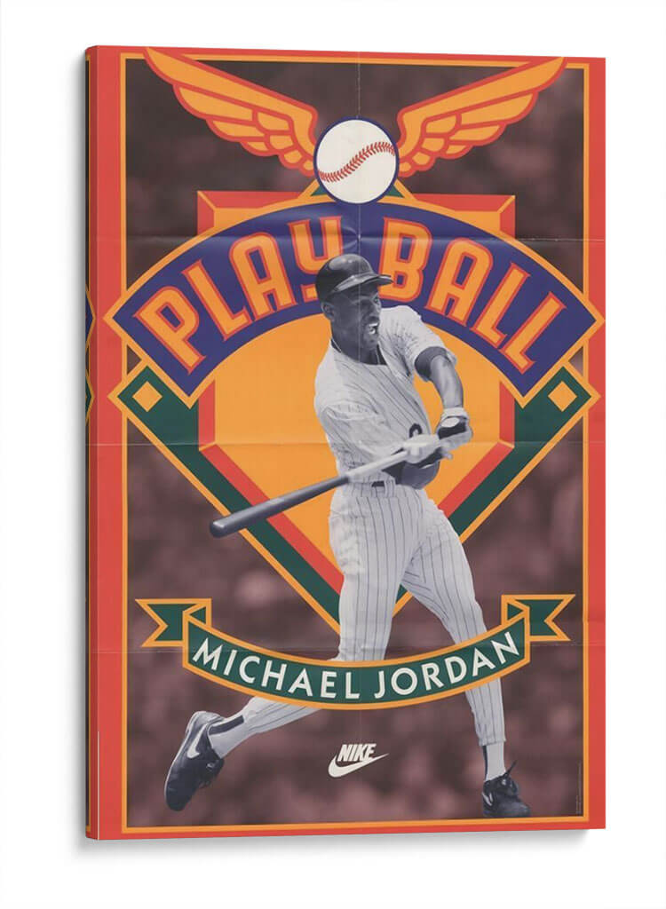 Playball Jordan | Cuadro decorativo de Canvas Lab