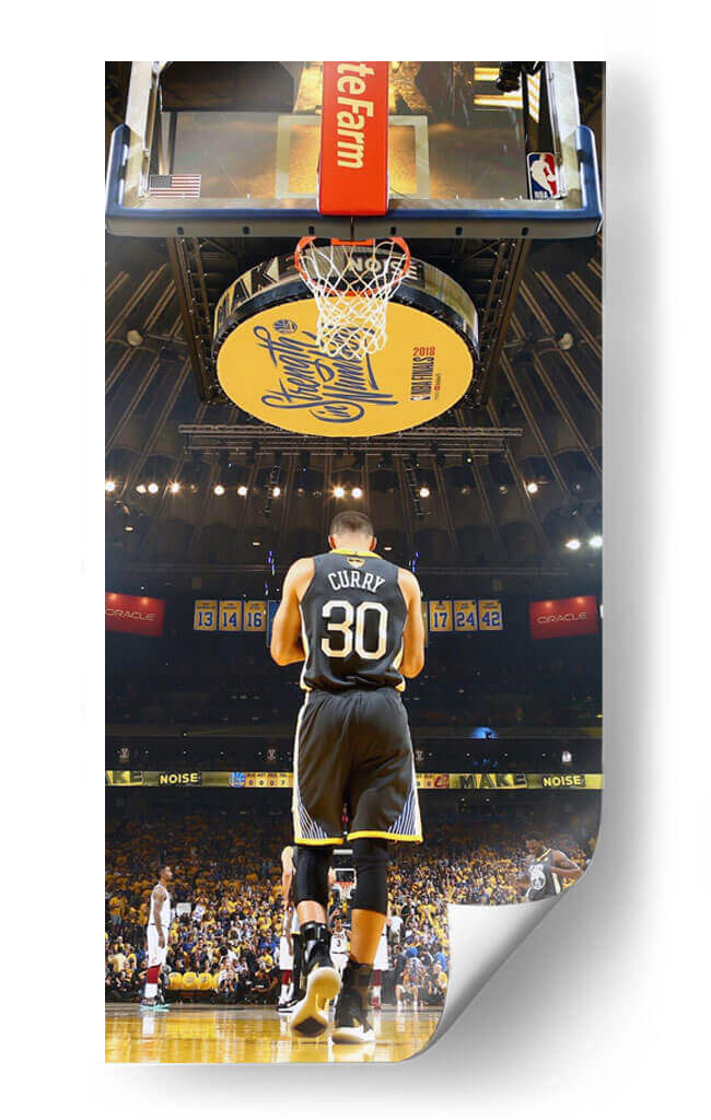 Strength in numbers Steph Curry | Cuadro decorativo de Canvas Lab