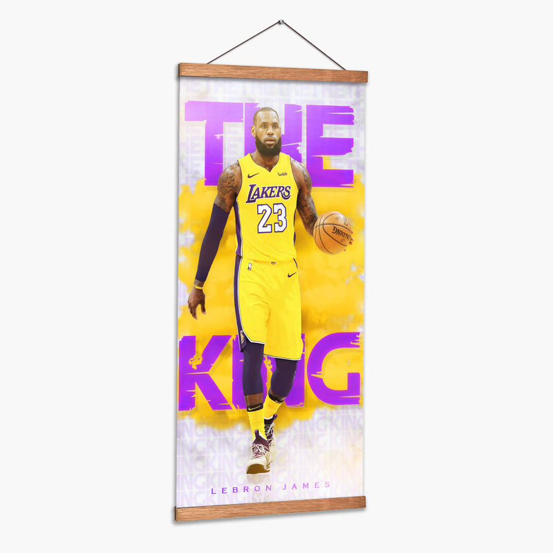 The king of LA Lebron James | Cuadro decorativo de Canvas Lab