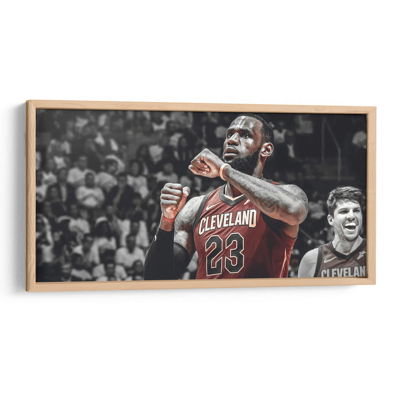 The W LeBron James | Cuadro decorativo de Canvas Lab