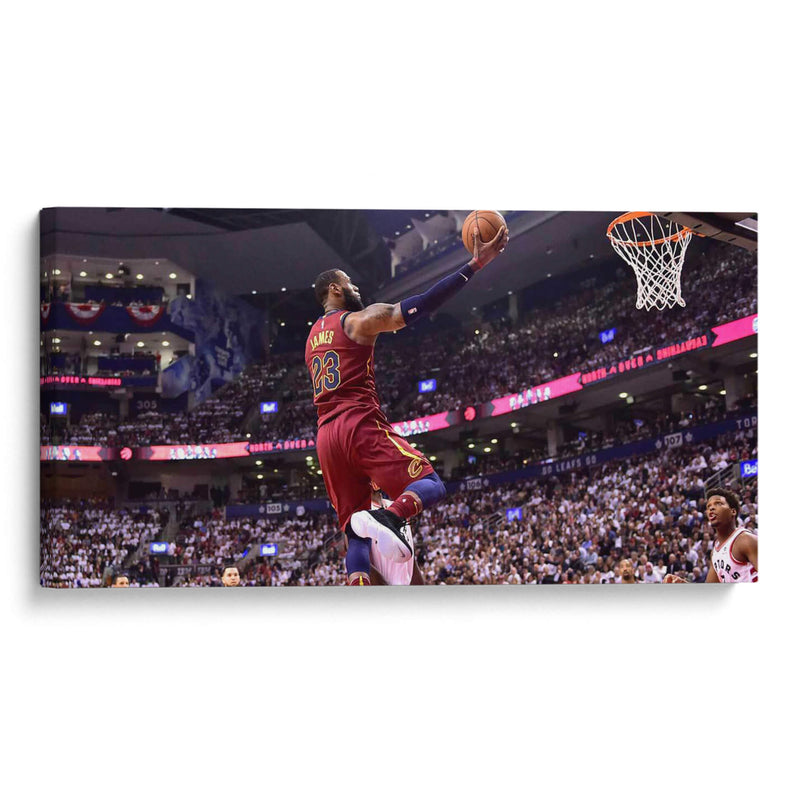 Up Lebron James | Cuadro decorativo de Canvas Lab