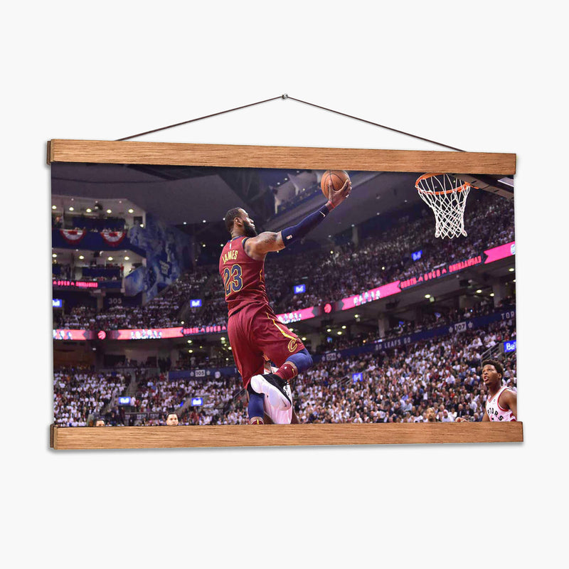 Up Lebron James | Cuadro decorativo de Canvas Lab