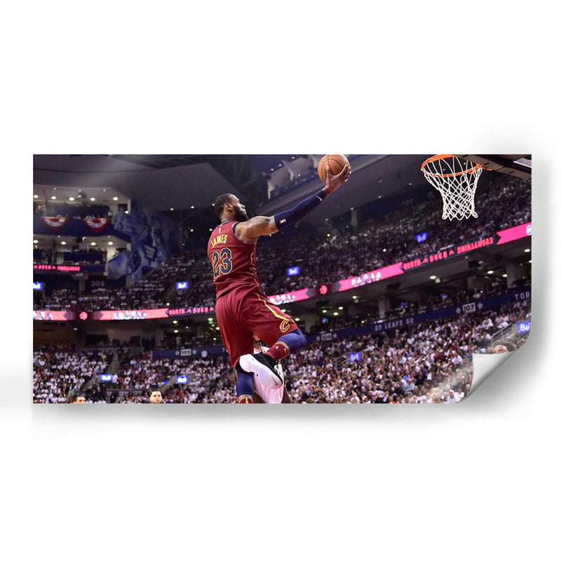 Up Lebron James | Cuadro decorativo de Canvas Lab