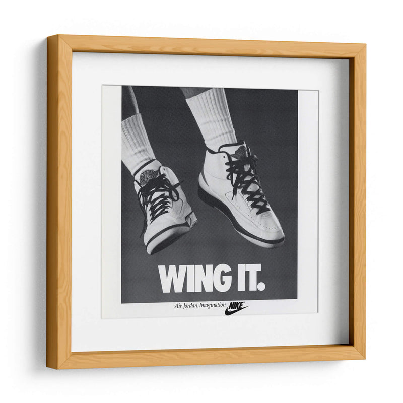 Wing It Air Jordan | Cuadro decorativo de Canvas Lab