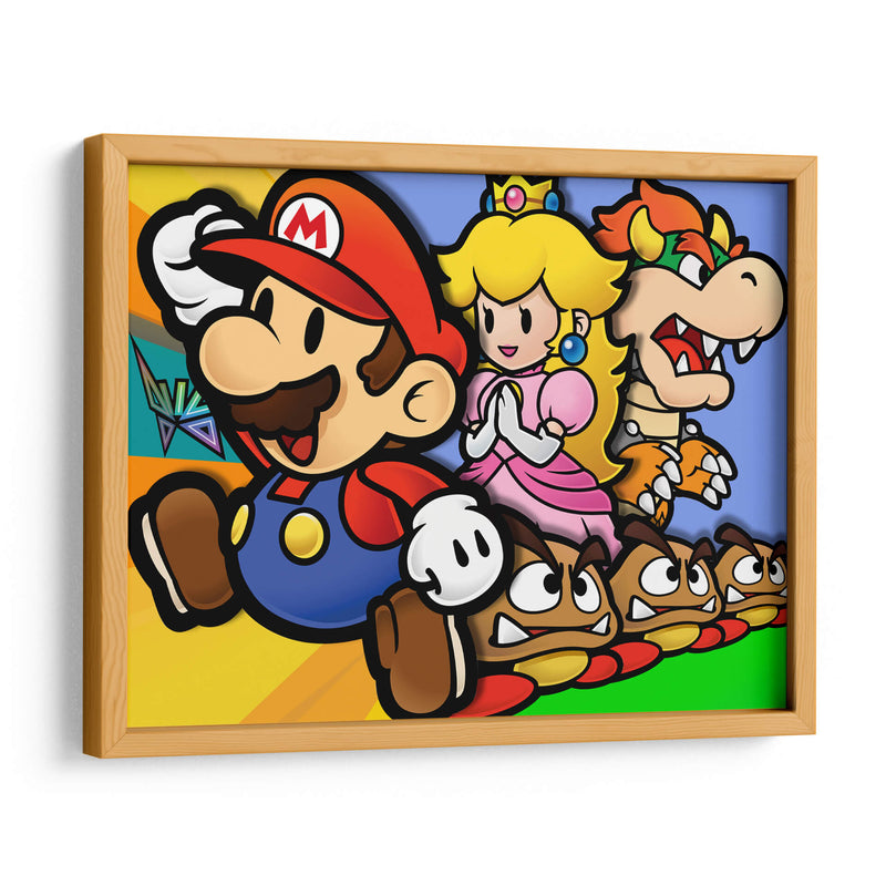 Mario Cartoon | Cuadro decorativo de Canvas Lab