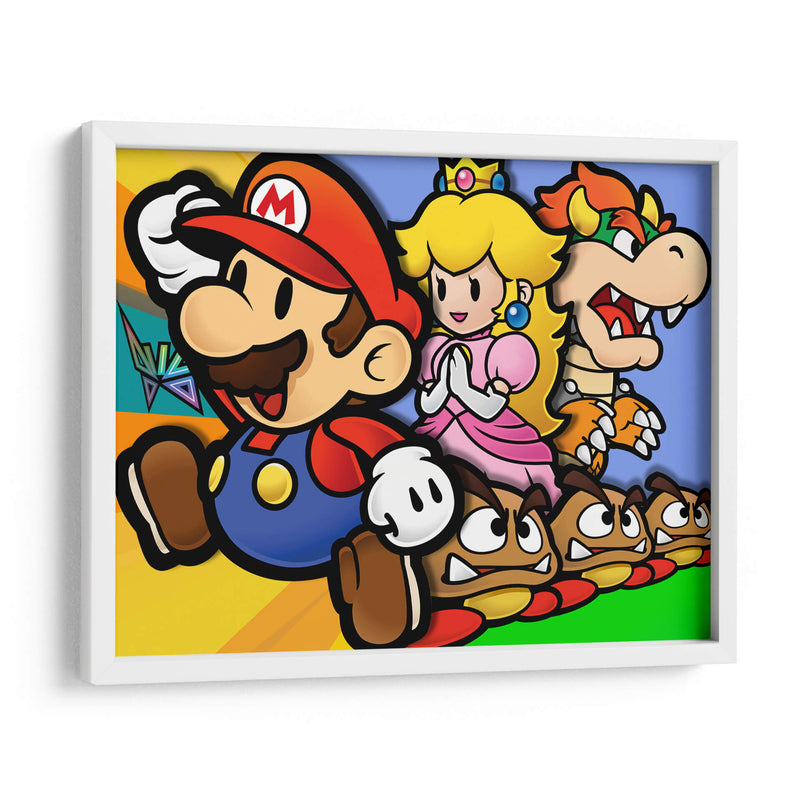 Mario Cartoon | Cuadro decorativo de Canvas Lab