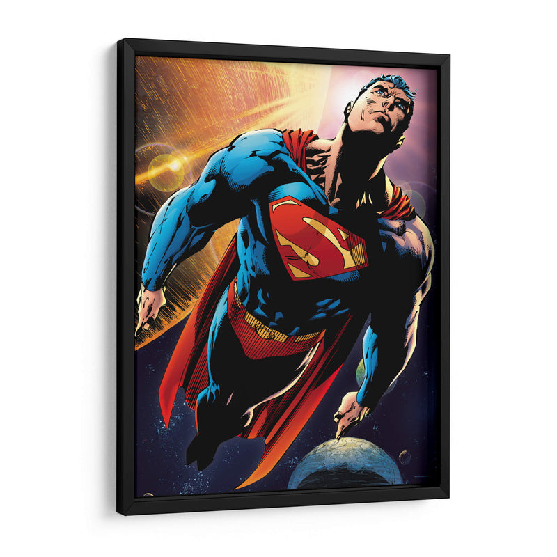 Superman en el espacio | Cuadro decorativo de Canvas Lab