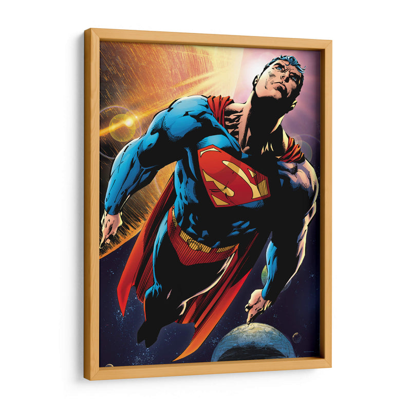 Superman en el espacio | Cuadro decorativo de Canvas Lab