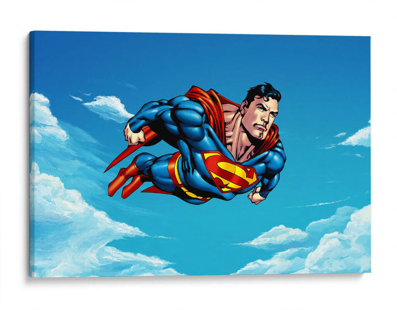 Superman flight | Cuadro decorativo de Canvas Lab