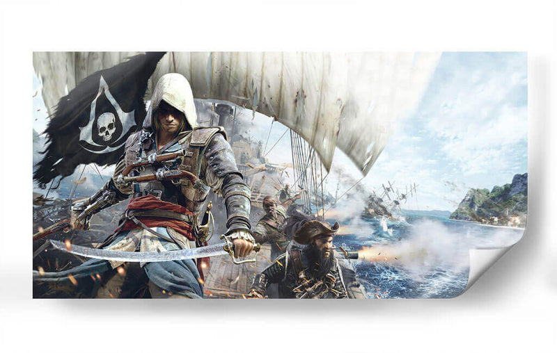 Assassins Creed Black Flag | Cuadro decorativo de Canvas Lab