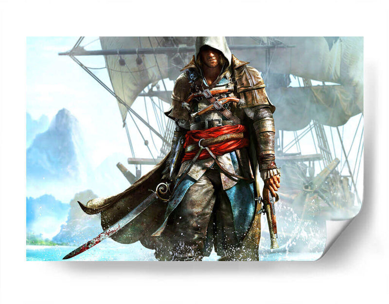 Assassins Creed IV Black Flag | Cuadro decorativo de Canvas Lab