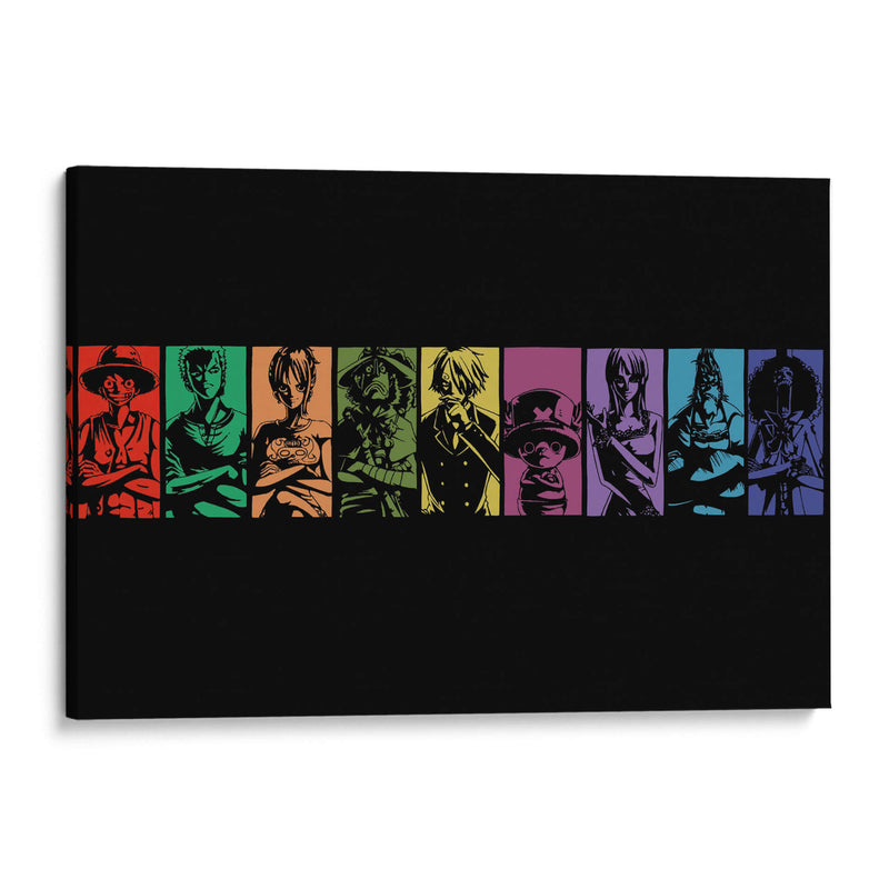 Luffy and Friends | Cuadro decorativo de Canvas Lab