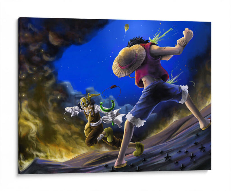Monkey D Luffy Fight | Cuadro decorativo de Canvas Lab