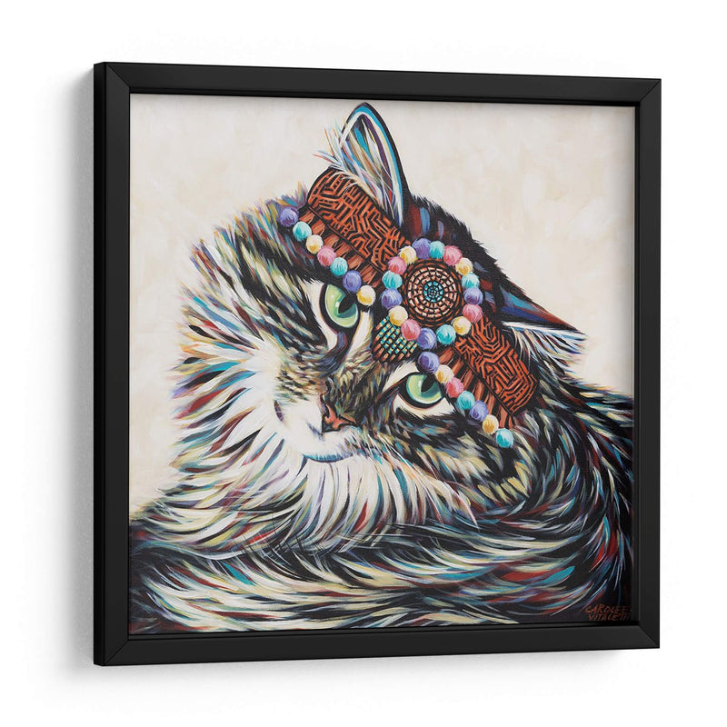 Hippie Cat I - Carolee Vitaletti | Cuadro decorativo de Canvas Lab