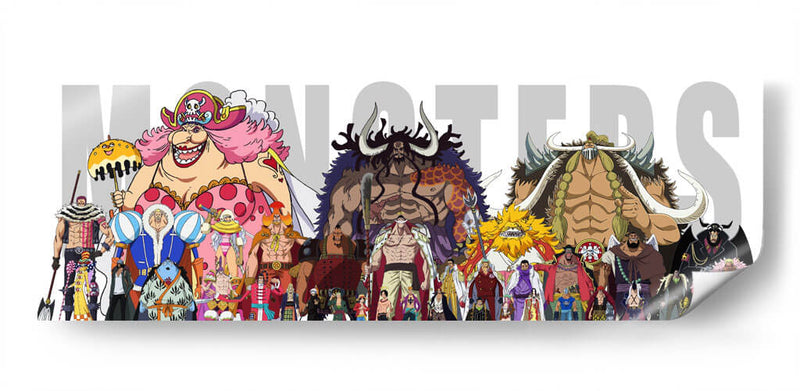 One Piece Monsters | Cuadro decorativo de Canvas Lab