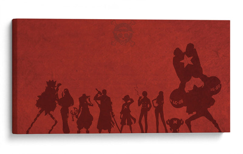 One Piece red poster | Cuadro decorativo de Canvas Lab