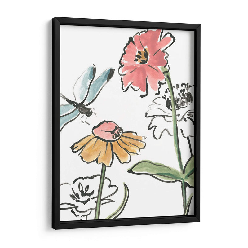 Boho Florals I - June Erica Vess | Cuadro decorativo de Canvas Lab